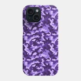 Purple Camouflage Pattern Phone Case