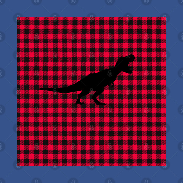 Disover T-Rex Dinosaur Buffalo Red Plaid Christmas Xmas - T Rex Christmas - T-Shirt