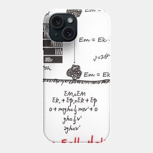 free fall motion Phone Case