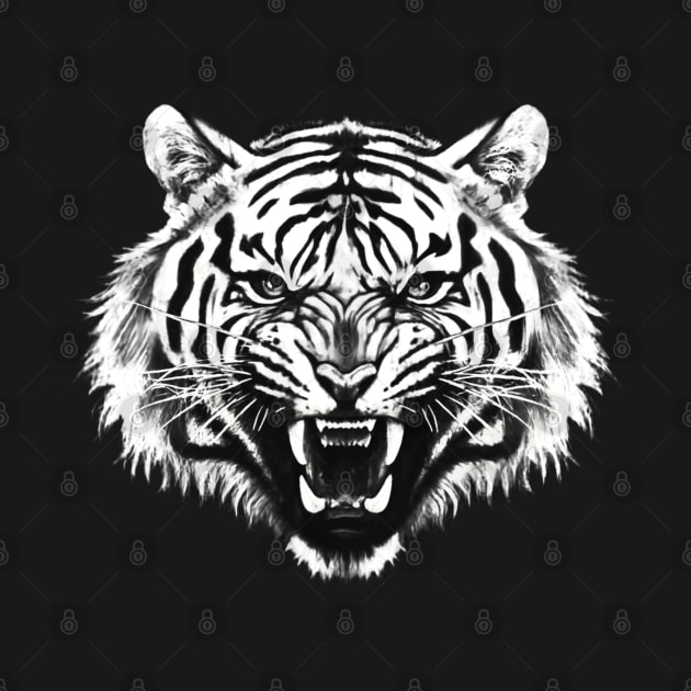 Tiger-face by Little Quotes