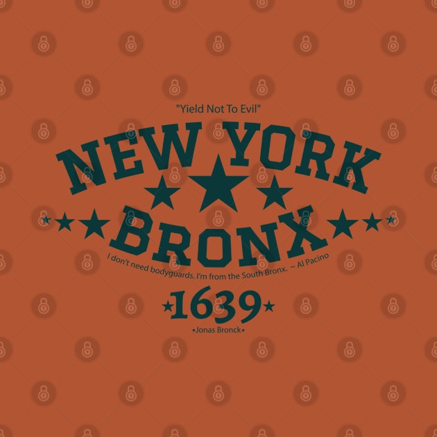 New York Bronx 'Yield to the Evil' Logo Shirt by Boogosh