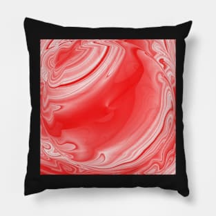 A light red globe Pillow