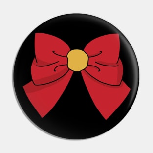 Red Bow Pin