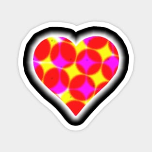 Tye Dye Heart Magnet