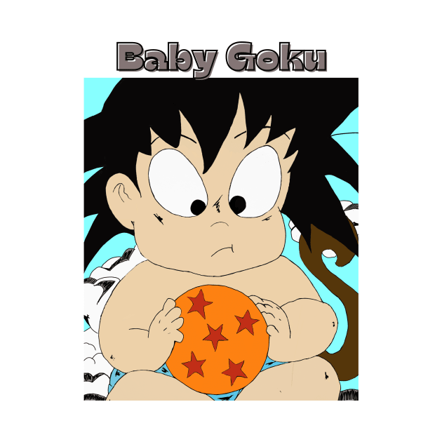 Fan Art Baby Goku by TinymommaDesigns