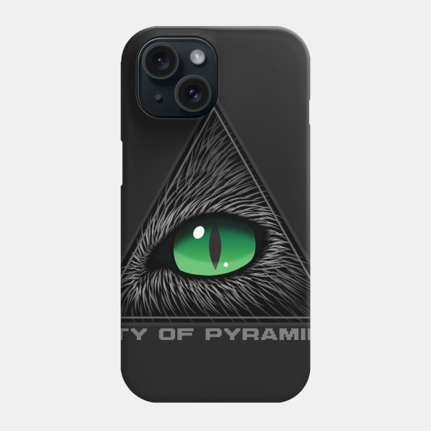 Eyeconic - Cat Phone Case by cityofpyramids