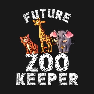 Boys & Girls Animal Lovers Future zoo Keeper T-Shirt