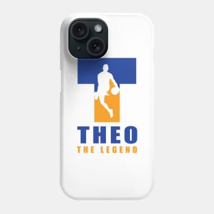 Theo Custom Player Basketball Your Name The Legend T-Shirt Phone Case