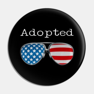 USA PILOT GLASSES ADOPTED Pin