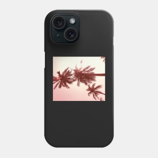 Palmtree pink Phone Case