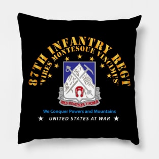 87th Infantry Regt - We Conquer wo DS Pillow