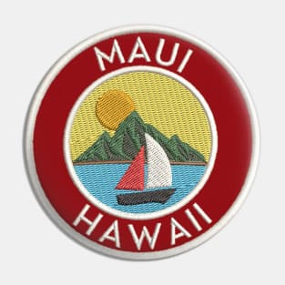 Maui Hawaii Patch Pin