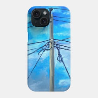 Sunny Telephone Pole Phone Case