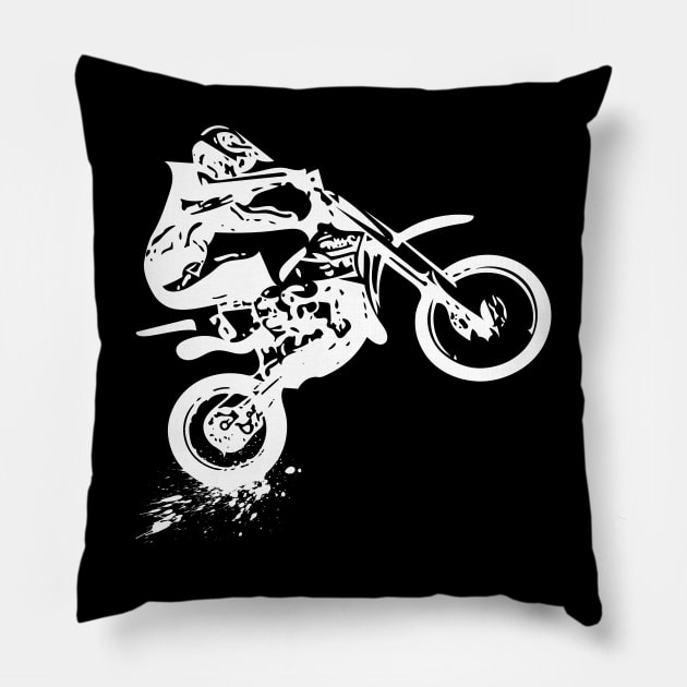 MX Motocross Pillow by debageur