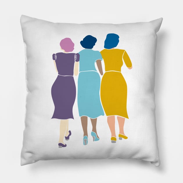 United woman v2 Pillow by candelanieto