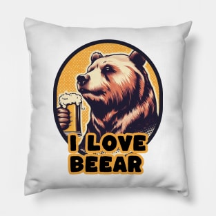 beer bear Pillow