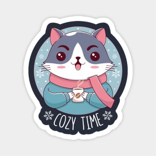 Cozy Time Magnet