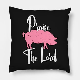 Praise The Lard Barbeque Gift - BBQ Picnic Gifts - Meat Pork Lover Pillow