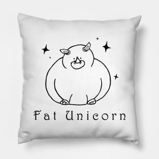 Fat Unicorn Pillow