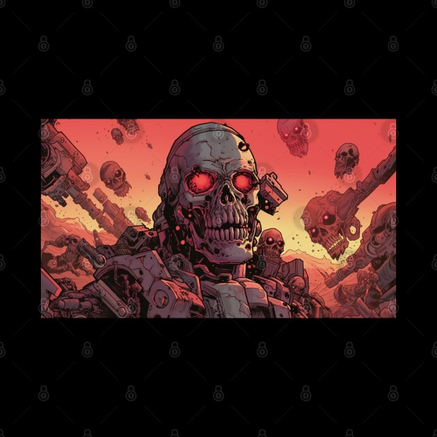 Post Apocalyptic Wastelands Cyborg Commando Exterminator by Nightarcade
