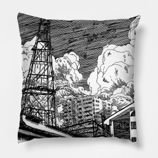 Electric tower Pillow