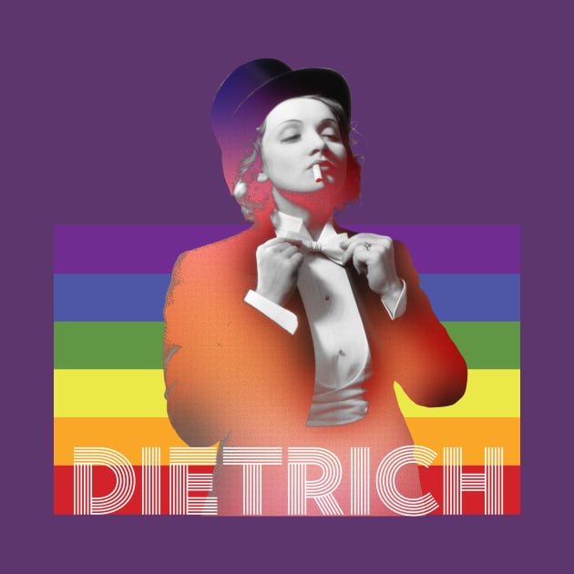 Rainbow Marlene Dietrich by Dez53