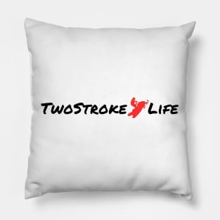 2 Stroke Life Snowmobile snow mobile two stroke Pillow