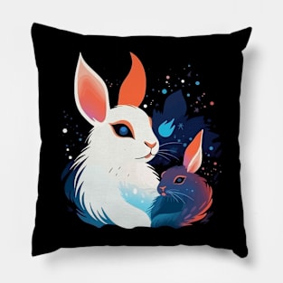 Arctic Hare Mothers Day Pillow