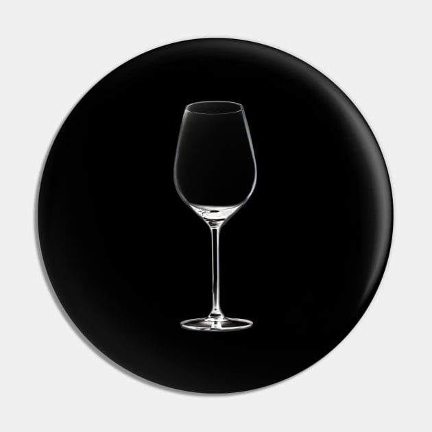 Image: Wine glass Pin by itemful