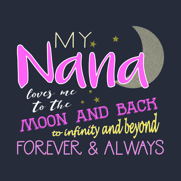 My Nana Loves Me to the Moon and Back Infinity product by nikkidawn74