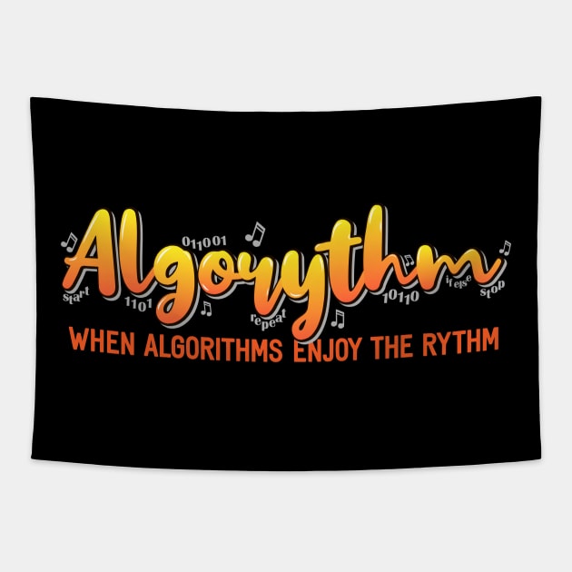 Algorythm When Algorithms Enjoy The Rythm Tapestry by umarhahn