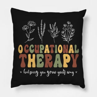 Groovy Floral Therapy Assistant Pediatric Occupational Therapy Pillow