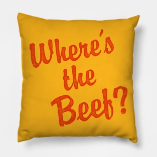 Where's The Beef? Pillow