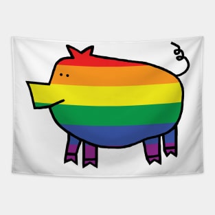 Pride Pig Tapestry