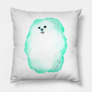 Cute cloudy face dog Pillow