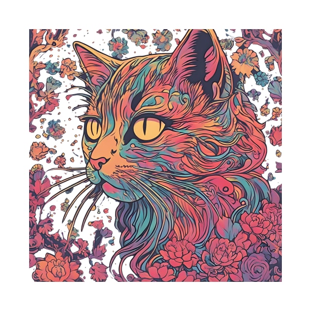 Trippy Cat by PlushFutura