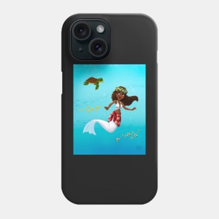 Tropical Polynesian Mermaid Phone Case