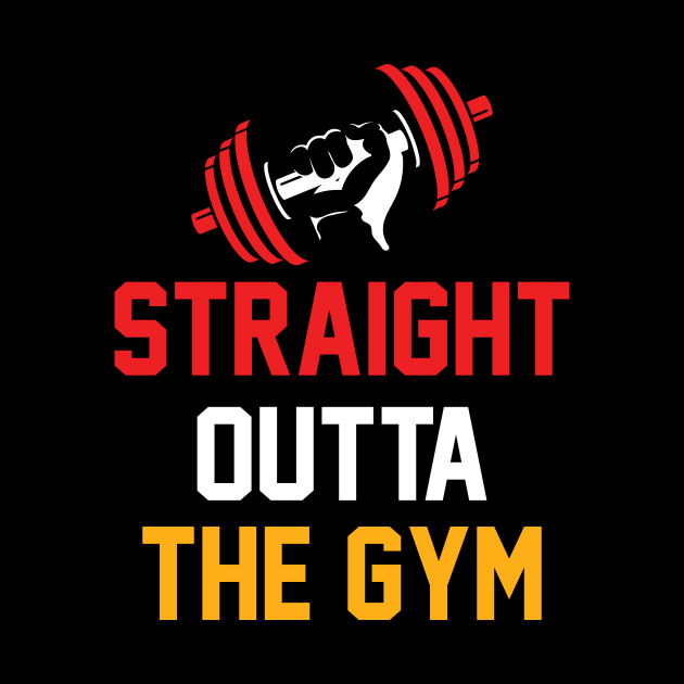 Straight Outta The Gym - Best Fitness Gifts - Funny Gym by xoclothes