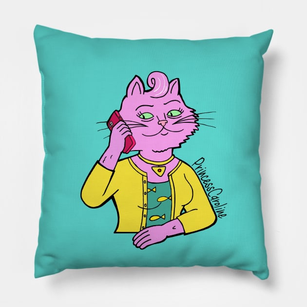 Princess Caroline Pillow by RobyL