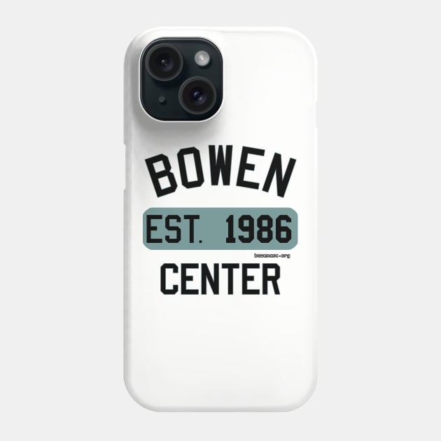 Bowen Center Est 1986 Teal Phone Case by The Bowen Center