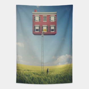 Flying House Tapestry