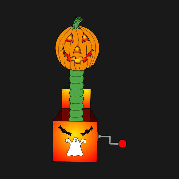 Jack-in-the-Box-O-Lantern Toy by Art by Deborah Camp