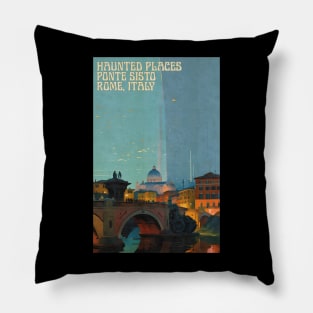Haunted Places Ponte Sisto Rome Italy Ghost Pillow