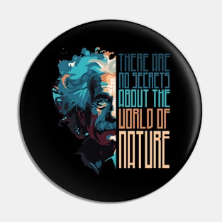 Nature’s Wisdom: Einstein's Insight Pin