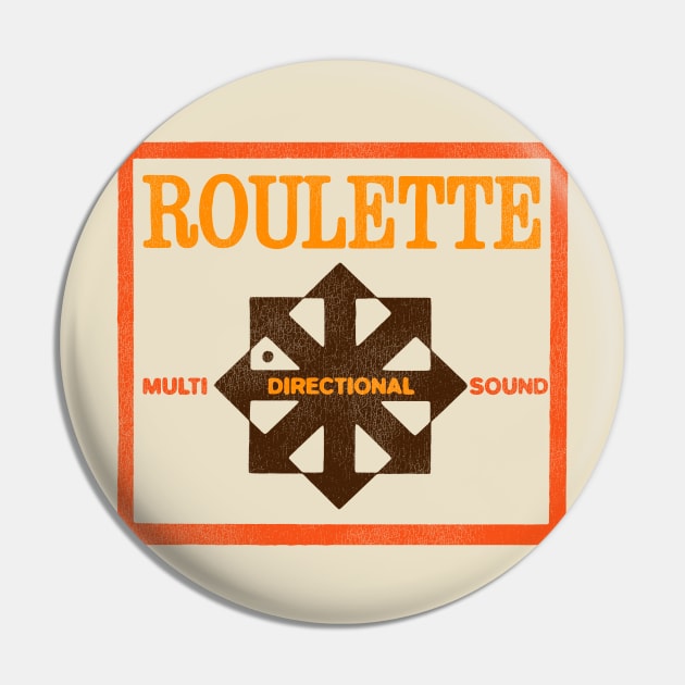 ROULETTE RECORDS // Defunct Music Label Pin by darklordpug