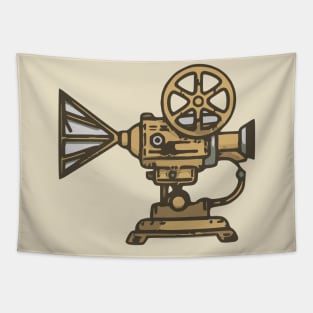 Silent film projector Tapestry