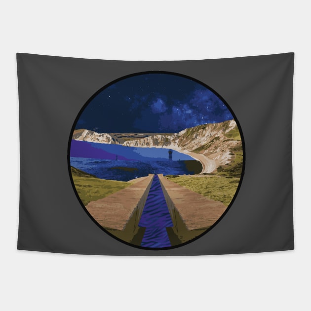 bridge beneath the stars Tapestry by RedValley