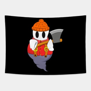 Halloween Lumberjack Ghost Ax Gift 2018 Tapestry