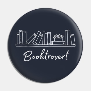 Booktrovert Pin