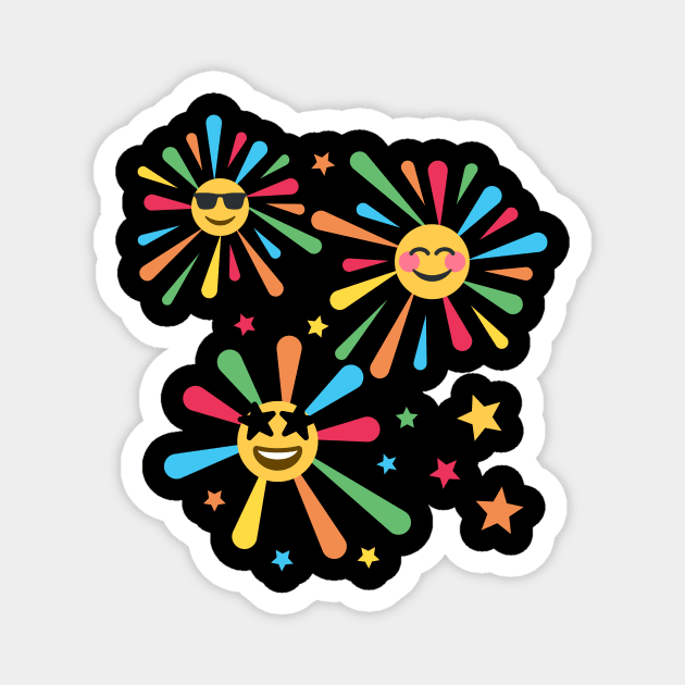 Emoji Burst Magnet by Just4U